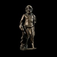Roman Silver Statuette of Aesculapius