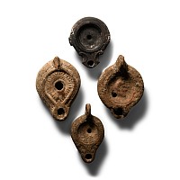 Roman Buffware Oil Lamp Group