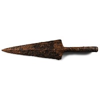 Large Roman Socketted Iron Spearhead