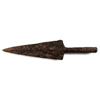 Large Roman Socketted Iron Spearhead
