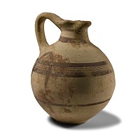 Cypriot Snake-Type Bichrome Terracotta Vessel