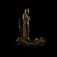 Medieval Crozier Head with the Virgin Annunciate