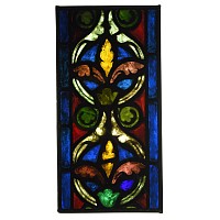 Medieval Stained Glass Panel