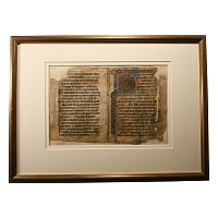 Medieval Bifolium from a Dismembered Psalter