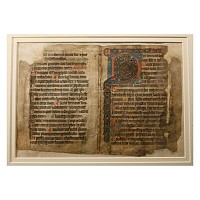 Medieval Bifolium from a Dismembered Psalter