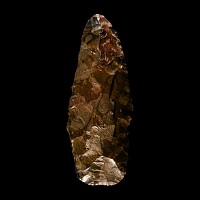 Stone Age Knapped Flint Handaxe