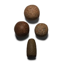 Stone Age Pecked Hammer Stone Collection