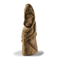 South Pacific Island Malekula Vanuatu Stone Idol
