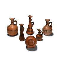 Cypriot Black on Red Polished Ware Vessel Collection