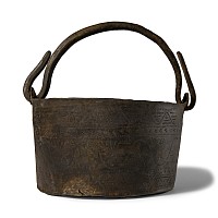 Anglo-Saxon Bronze Bucket Decorated with Foliage