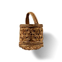 Pre Viking Scandinavian Gold Aroma Bucket Pendant