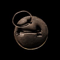 Viking Age Silver-Gilt Brooch with Interlaced Birds