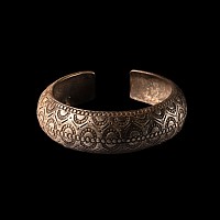 Viking Age Decorated Silver Bracelet