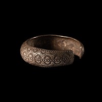Viking Age Decorated Silver Bracelet