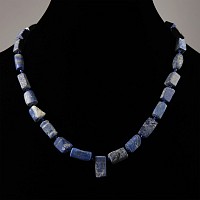 Bactrian Style Lapis Lazuli Bead Necklace