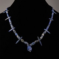 Bactrian Style Lapis Lazuli Bead Necklace