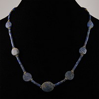 Bactrian Style Lapis Lazuli Bead Necklace