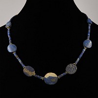 Bactrian Style Lapis Lazuli Bead Necklace String