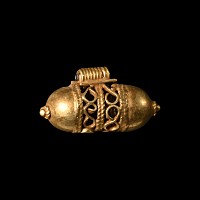 Byzantine Gold Fretwork Pendant