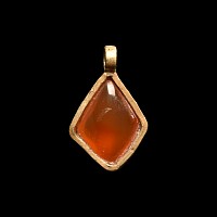 Medieval Gold Gem Set Pendant