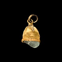 Viking Age Gold 'Elf Shot' Pendant