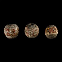 Egyptian Millefiori Glass Bead Group