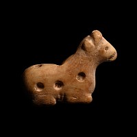 Jemdat Nasr Type Alabaster Animal Amulet