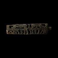 Roman Decorated and Inscribed Animal Hilt