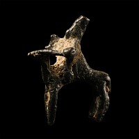 Western Asiatic Bronze Camel with Rider in Hasanlu Style
