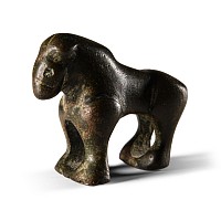 Seljuk Bronze Statuette of a Horse