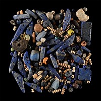 Western Asiatic Mixed Stone and Faience Bead Group