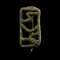 Bactrian Inscribed Bronze Openwork Seal