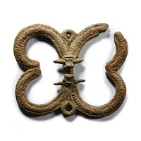 Luristan Bronze Horse Trapping with Animal Decoration