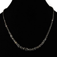 Roman Black Glass Bead Necklace String