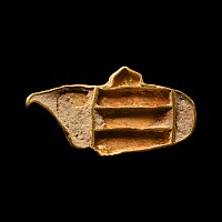 Viking Age Gold Cloisonné Animal-Shaped Pendant