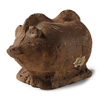 Greek Terracotta Figure of a Boar