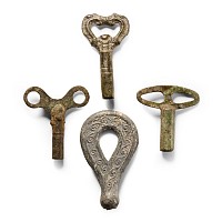 Post Medieval Bronze Key Group