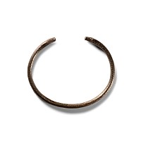 Viking Age Silver Snake-Headed Bracelet