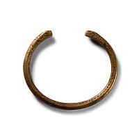 Viking Age Bronze Snake-Headed Bracelet