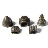 Roman Bronze Strap Junction and Pommel Group