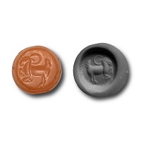 Sassanian Stamp Seal with Ibex