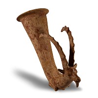 Western Asiatic Ceramic Ibex Rhyton
