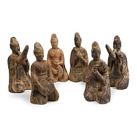 Chinese Han Terracotta Musician Group