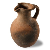 Roman Redware Jug with Trefoil Mouth