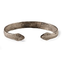 Roman Silver Armilla Snake Bracelet