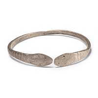 Roman Silver Armilla Snake Bracelet