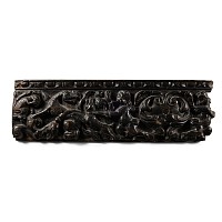 Elizabethan Elaborate Carved Wood Panel with Putti and Mythical Beasts