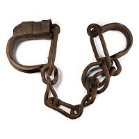 Iron Chained Shackles