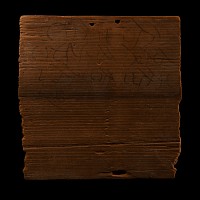 Roman Inscribed Wooden Wax Tablet, a Legal Document