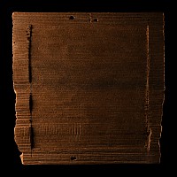 Roman Inscribed Wooden Wax Tablet, a Legal Document